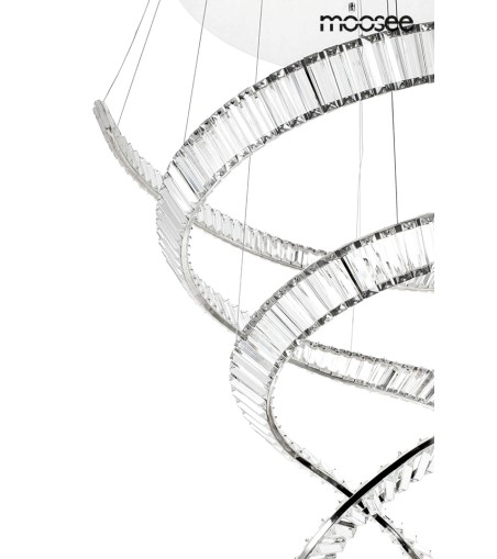 MOOSEE lampa wisząca WAVE CORDON 2B chrom