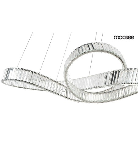MOOSEE lampa wisząca WAVE 160B chrom