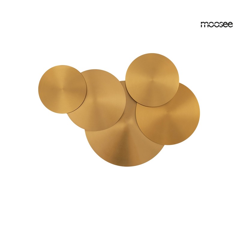 MOOSEE lampa ścienna SCUDO złota