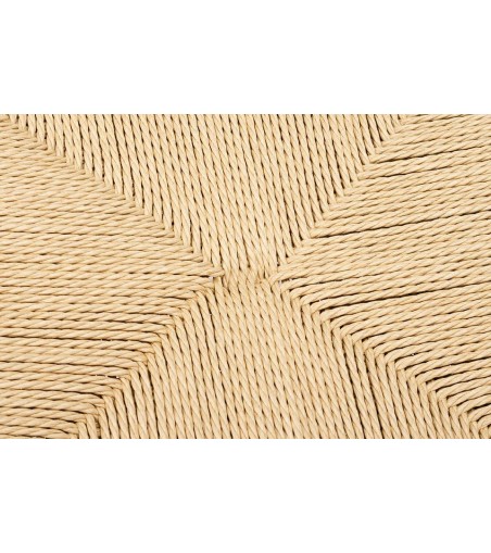 Krzesło WISHBONE natural - drewno bukowe, naturalne włókno