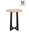 MODESTO stół TAVOLO FI 60 dąb - blat MDF, podstawa metalowa