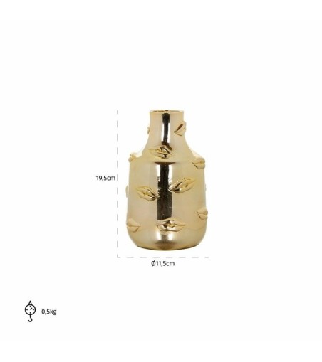 RICHMOND wazon KISSES S złoty