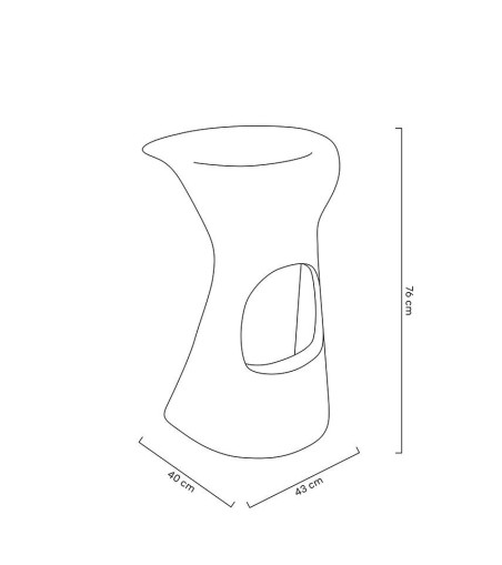 Krzesło barowe CAMINO 70 białe