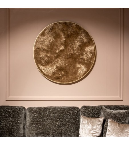 RICHMOND obraz BLOOM 110x110cm złoty