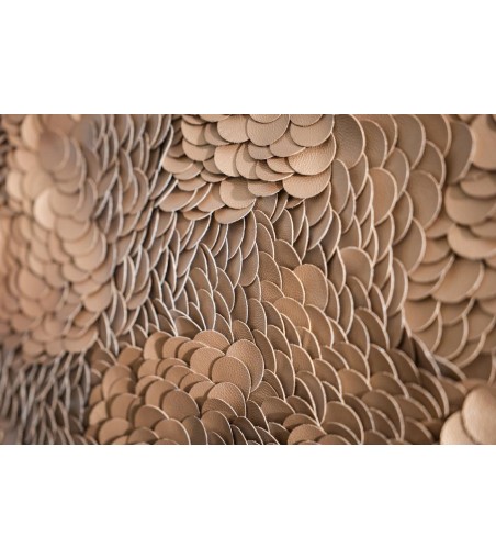 RICHMOND obraz BLOOM 110x110cm złoty