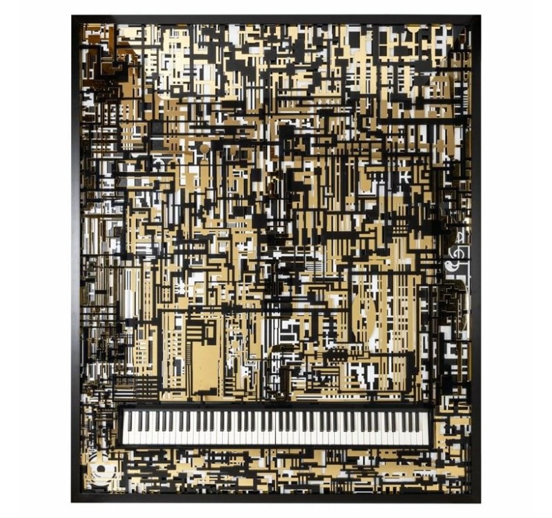 RICHMOND obraz PIANO WIBI 188x158cm (wbudowany instrument)