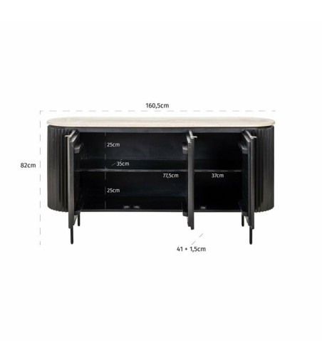 RICHMOND komoda HAMPTON - 3 drzwiowa