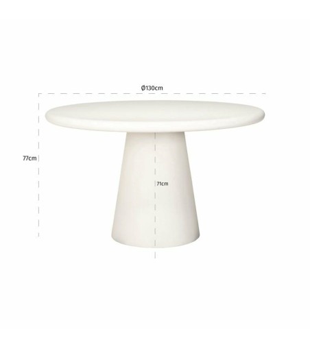 RICHMOND stół jadalniany BLOOMSTONE 130 biały