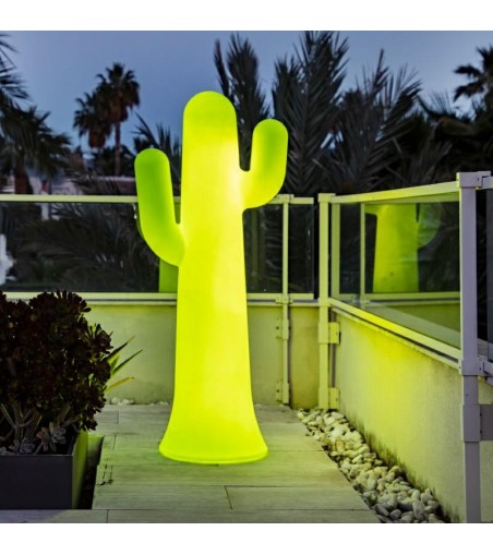 NEW GARDEN lampa ogrodowa PANCHO 140 CABLE limonkowa