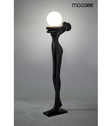 MOOSEE lampa podłogowa HUMAN MOON - włókno szklane, szkło