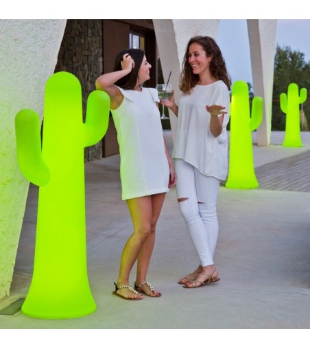 NEW GARDEN lampa ogrodowa PANCHO 140 CABLE limonkowa