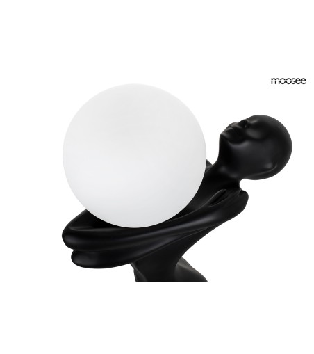MOOSEE lampa podłogowa HUMAN MOON - włókno szklane, szkło