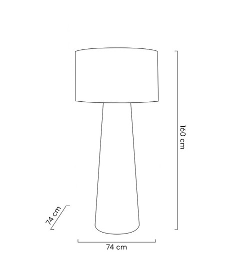 MOOSEE lampa podłogowa KAS 160