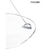 MOOSEE lampa wisząca AQUA 25
