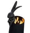 KARE lampa stołowa RABBIT 50 cm czarna / czarna