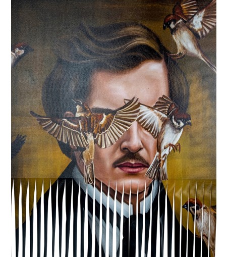 KARE obraz GENTLEMAN CUTS 130x163 cm