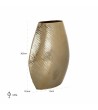 RICHMOND wazon EVEY S złoty
