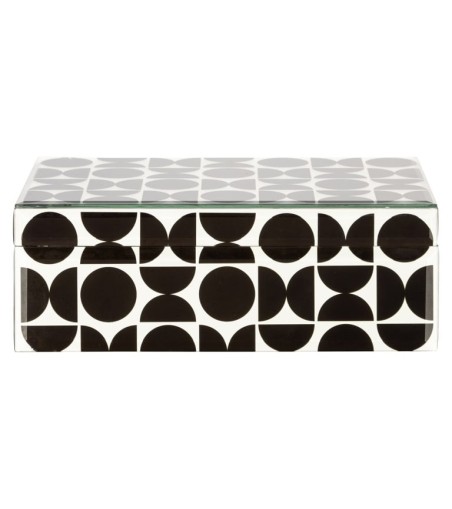 RICHMOND pojemnik na biżuterię VIVIAN L biało-czarny
