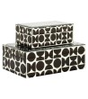 RICHMOND pojemnik na biżuterię VIVIAN L biało-czarny