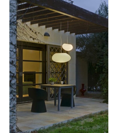 NEW GARDEN lampa wisząca PETRA 60 HANG biała