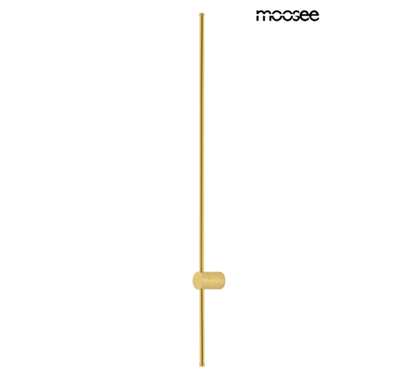 MOOSEE lampa ścienna OMBRE 120 złota
