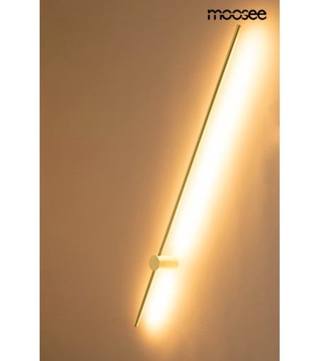 MOOSEE lampa ścienna OMBRE 120 złota