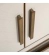 RICHMOND szafka RTV WHITEBONE BRASS