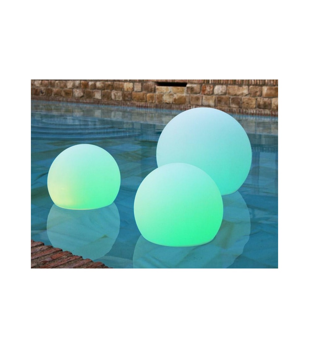 NEW GARDEN lampa ogrodowa BULY 40  FLOATING SOLAR & BATTERY biała