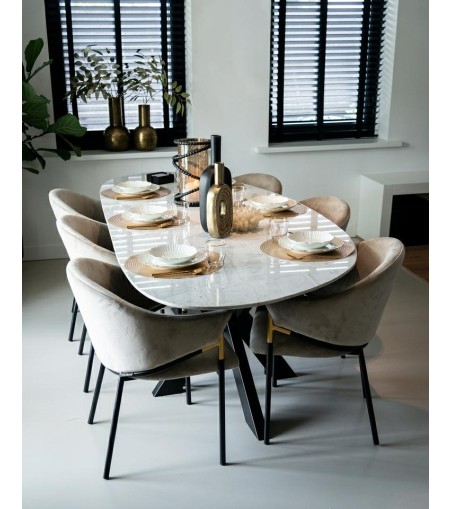 RICHMOND stół jadalniany TROCADERO 220 biały