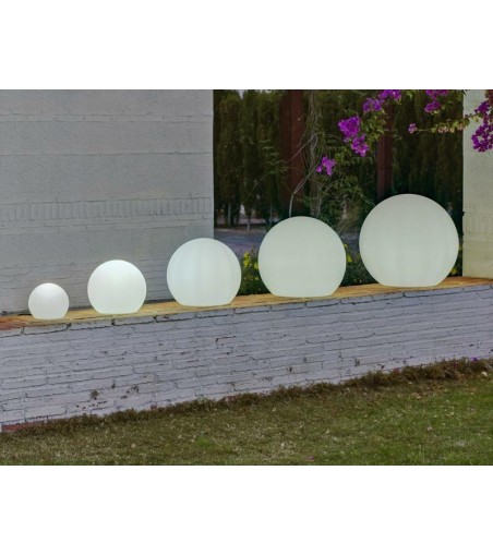 NEW GARDEN lampa ogrodowa BULY 60 SOLAR & BATTERY biała