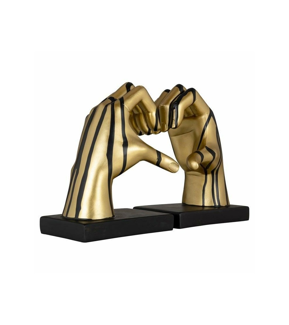 RICHMOND podpórka do książek LOVE czarno-złota