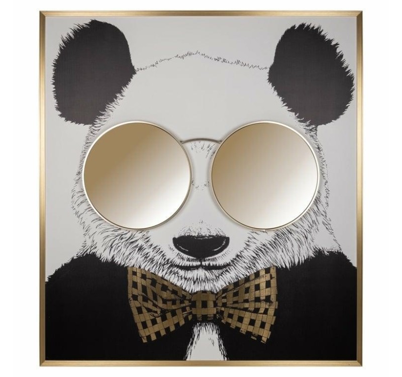 RICHMOND obraz SHINY PANDA 130x118cm