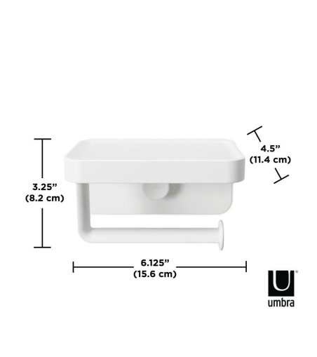 UMBRA uchwyt na papier toaletowy FLEX     biały