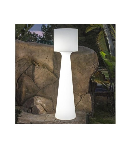 NEW GARDEN lampa ogrodowa GRACE 170  BATTERY biała