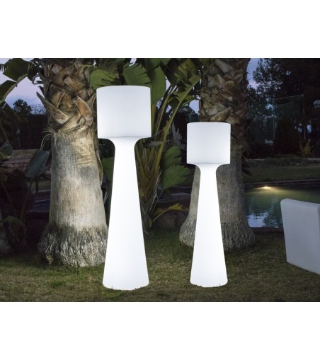 NEW GARDEN lampa ogrodowa GRACE 170  BATTERY biała