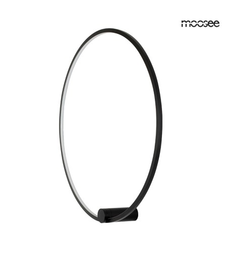 MOOSEE lampa ścienna HOOP 80 czarna