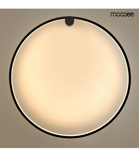 MOOSEE lampa ścienna HOOP 80 czarna
