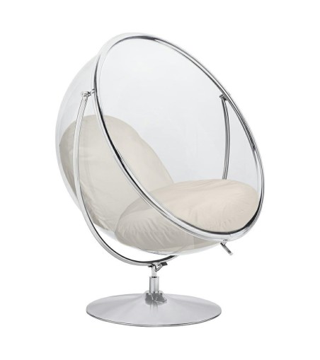 Fotel BUBBLE STAND 2 VELVET poduszka beżowa