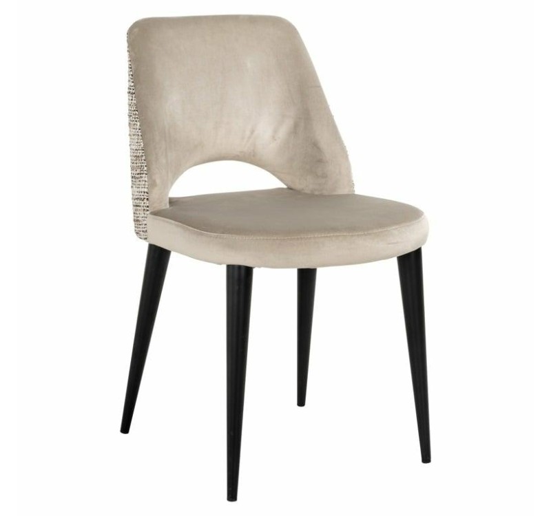 RICHMOND krzesło TABITHA beżowe - trudnopalne