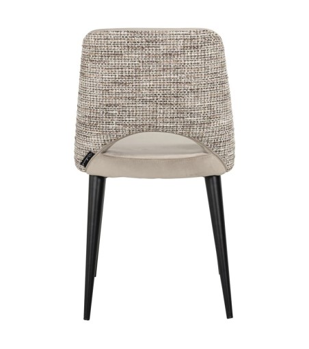 RICHMOND krzesło TABITHA beżowe - trudnopalne