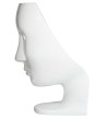 Fotel NEMO FACE CHAIR biały - włókno szklane