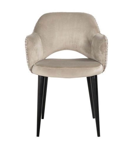 RICHMOND krzesło GIOVANNA beżowe - trudnopalne