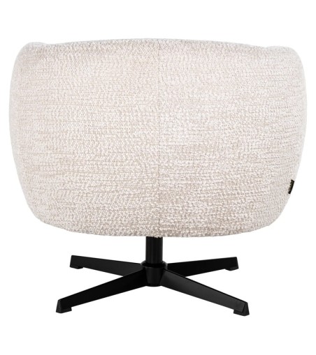 RICHMOND fotel obrotowy ESTELLE kremowy