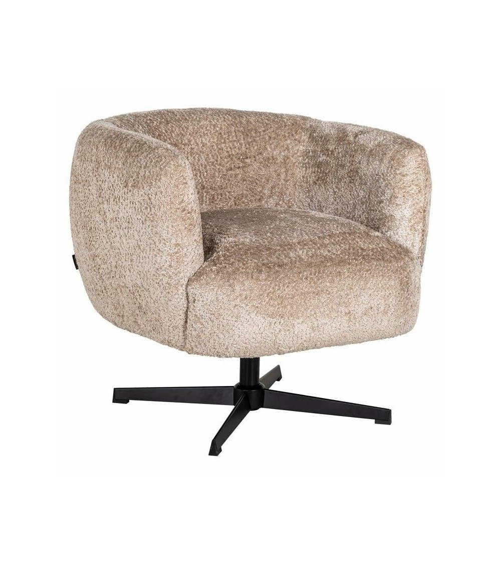 RICHMOND fotel obrotowy ESTELLE beżowy