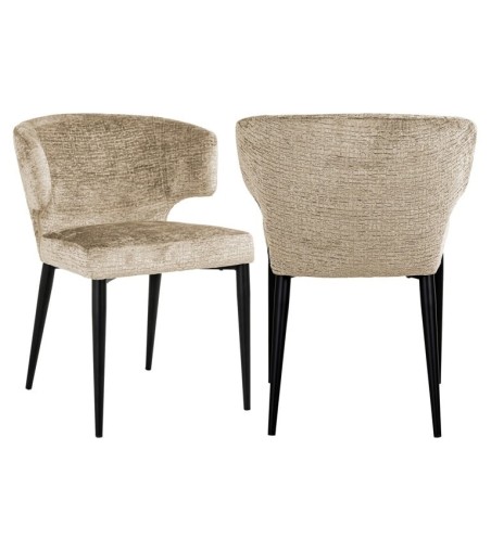 RICHMOND krzesło TAYLOR beżowe - trudnopalne