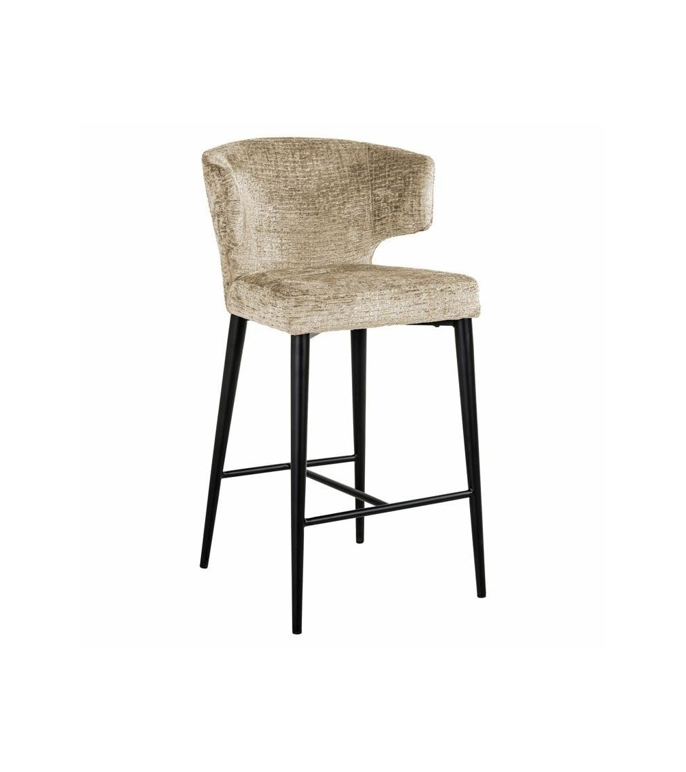 RICHMOND krzesło barowe TAYLOR beżowe - trudnopalne