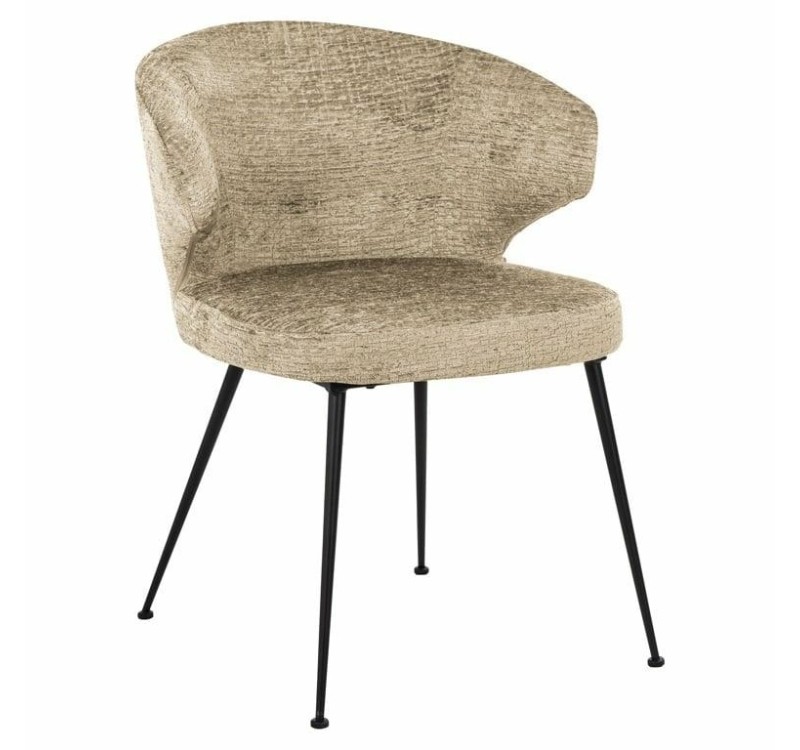 RICHMOND krzesło XANDRA beżowe - trudnopalne