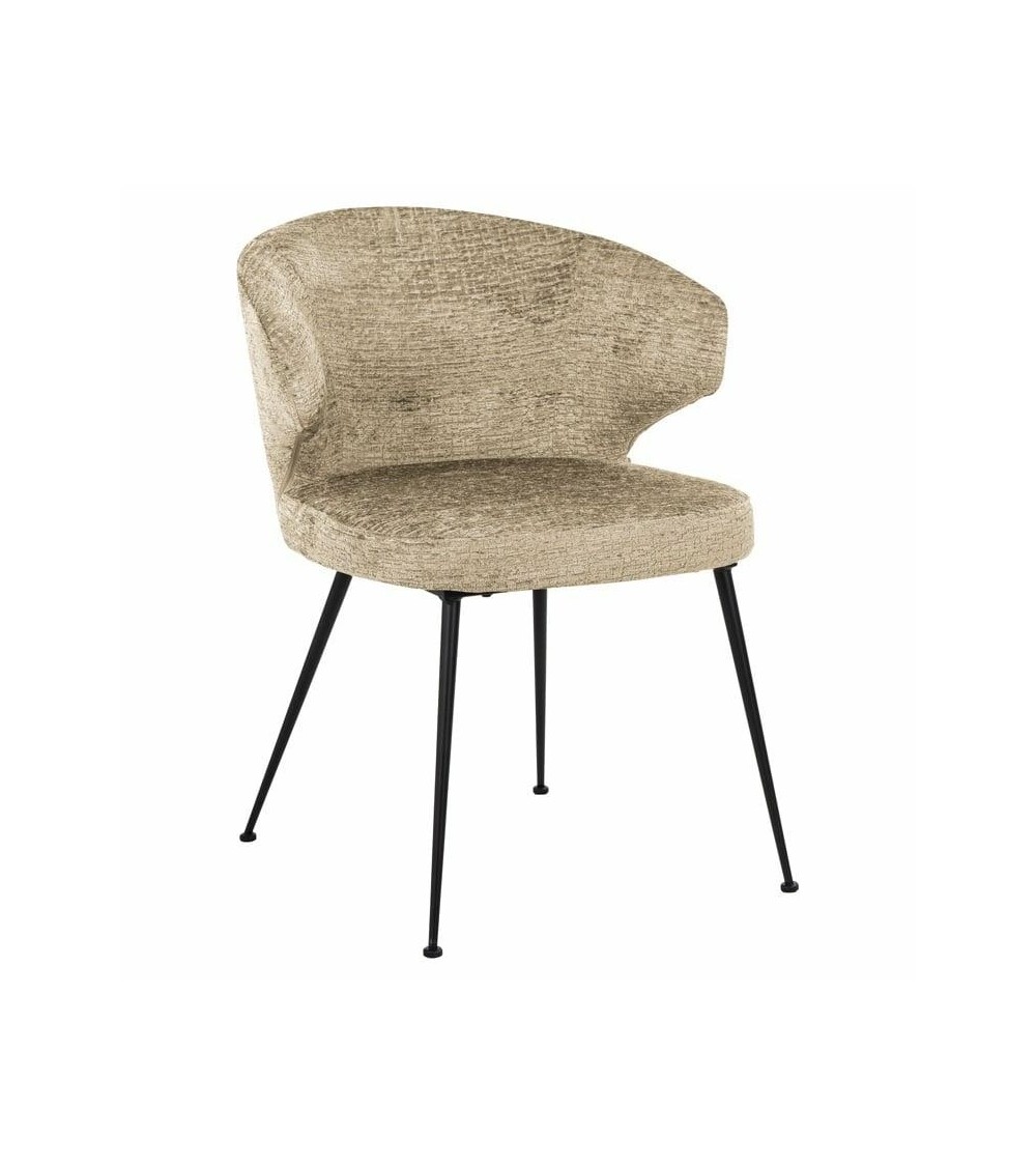 RICHMOND krzesło XANDRA beżowe - trudnopalne