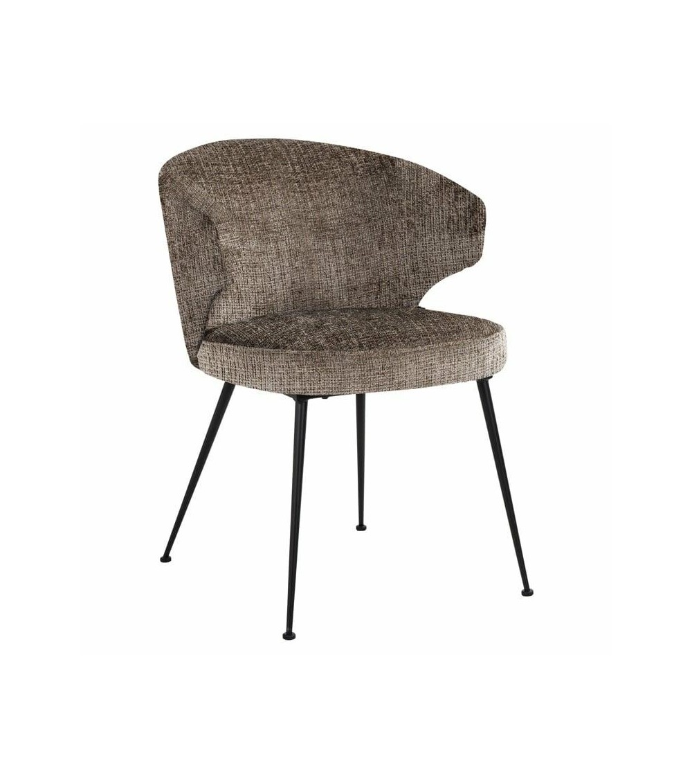 RICHMOND krzesło XANDRA brązowe - trudnopalne