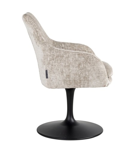 RICHMOND krzesło obrotowe MARLON jasnobeżowe